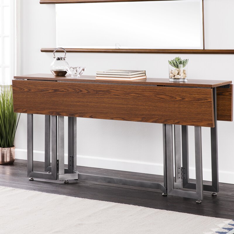 Eleanora Drop Leaf Console to Dining Table & Reviews | AllModern